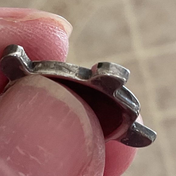 NWOT STERLING SILVER 925 Mother Of Pearl Inlay Turtle Pendant - Picture 5 of 8